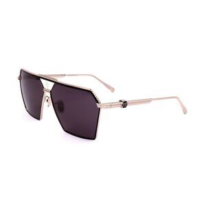 Philipp Plein Titanium Frame Sunglasses with UV Protection Women Gray